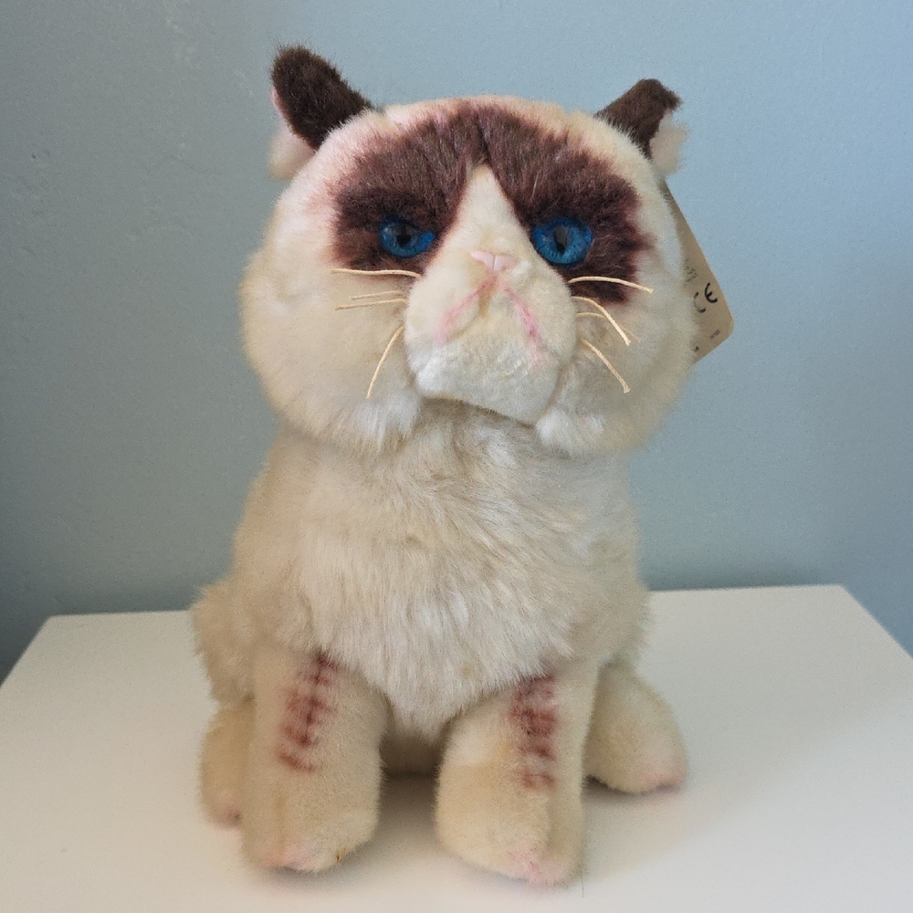 Gund Grumpy Cat Plush Toy With Tags - Picture 2 of 10